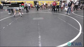 85 lbs Semifinal - Jett Manning, Barnsdall Youth Wrestling vs Colt Fife, Tecumseh Youth Wrestling