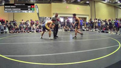 132 lbs Round Of 128 - Isaiah Ayala, Garden City HS vs Michael Pabustan, Red Dot WC