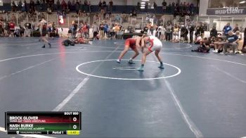 112 lbs Cons. Round 3 - Brock Glover, Tampa Bay Tigers Wrestling vs Nash Burke, Region Wrestling Academy