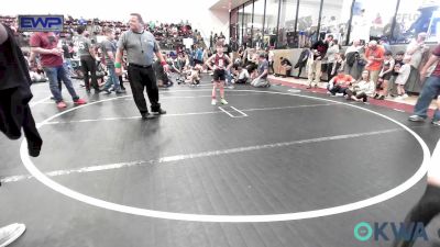 61 lbs 3rd Place - Oaklin Grace, Blackwell Wrestling Club vs Case James, Blaine County Grapplers