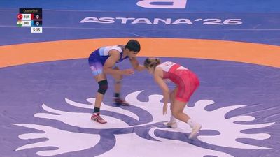55 kg 1/4 Final - Tuba Demir, Turkiye vs Ahilya Shatrughn Shinde, India