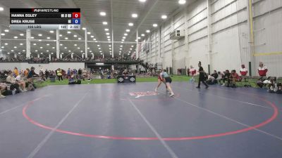 105 lbs Hanna Egley, Missouri Red vs Drea Kruse, Nebraska
