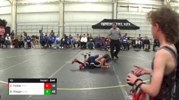 101 lbs Round 3 (4 Team) - Brayden Staggs, Dundee Hammers vs Colton Tucker, Attack Pack