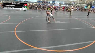 144 lbs Champ. Round 1 - Peyton Wuebker, Unattached vs Ryan Johnston, Unattached