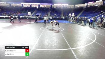 138 lbs Consi Of 32 #2 - Bryan Claxton, Winchester vs Jack Cahill, Norwalk