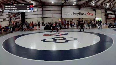 79 kg Champ. Round 2 - Xavier Giles, NJRTC vs Dustin Bohren, Dubuque Wrestling Club