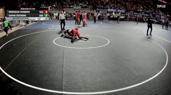 D 2 138 lbs Quarterfinal - Gavin Stevens, Sam Houston vs Brennan Romero, Teurlings Catholic