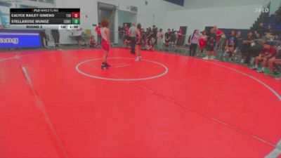 100 lbs Round 2 - Calyce Railey Gimeno, Torrance vs Stellarose Munoz, Cal Grapplers Wrestling Club