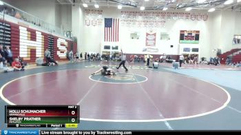 120 lbs Cons. Semi - Shelby Prather, Potlatch vs Holli Schumacher, Grangeville