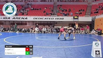 190 lbs Semifinal - Kruz Goff, Blackwell vs Ryan Rainey, Arlington Martin