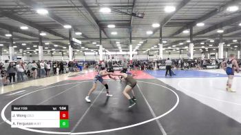 109 lbs Semifinal - Jos Wong, Colorado Top Team vs Aiden Ferguson, Mustang WC