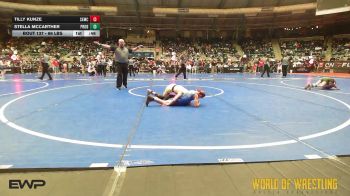 66 lbs Quarterfinal - Tilly Kunze, Salem Elite Mat Club vs Stella McCarther, Prodigy Elite Wrestling