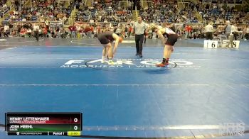160 lbs Champ. Round 1 - Henry Lettenmaier, LaMoure-Litchville/Marion vs Josh Meehl, Oakes