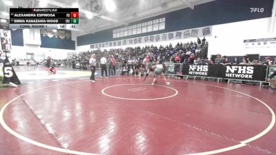 135 lbs Cons. Round 1 - Alexandra Espinosa, Palm Desert vs Emma Kanazawa-Wood, Irvine