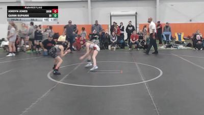 50 lbs Round 5 (6 Team) - Jordyn Jones, Lady Warriors United Maroon vs Quinn Supanik, Backyard Barbies