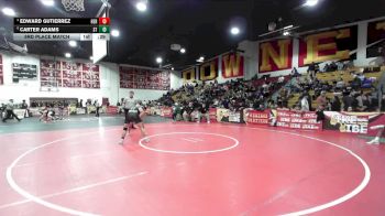 157 lbs 3rd Place Match - Carter Adams, South Torrance vs Edward Gutierrez, Heritage