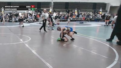 57 lbs Rr Rnd 3 - Bryce McCarthy, RedNose Wrestling School - ESC vs Joseph Bader, Triumph Maze ESC