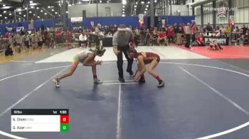 92 lbs Rr Rnd 2 - Saphira Olsen, Forest City Indians vs Deziree Azar, Hammer Huskies