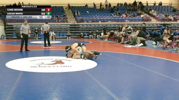 157 lbs Round 3: 2nd Wb - Lucas White, Calhoun vs Cade Moore, Cairo