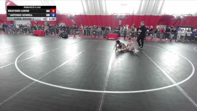 157 lbs Cons. Round 3 - Brayden Loehr, Askren Wrestling Academy vs Antonio Sowell, Super D Wrestling