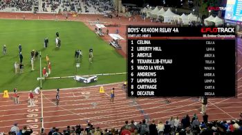 High School Boys' 4x400m Relay 4A, Final