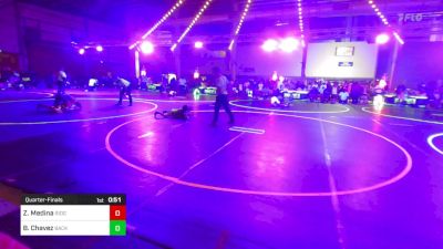 46 lbs Quarterfinal - Zaiden Medina, Ridge WC vs Brooks Chavez, Backyard Brawlers