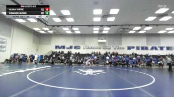 125 lbs 1st Place Match - Connor Jeong, Santa Rosa College vs Alijah Ortiz, Fresno City College