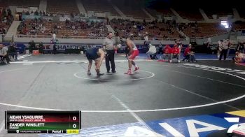 D4-215 lbs Champ. Round 1 - Aidan Ysaguirre, Santa Cruz Valley Union Hs vs Zander Winslett, Parker