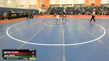 141 lbs Champ. Round 2 - Andy Beras, New Jersey City University vs Bryson Vaughn, RIT