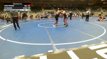 3rd Place - Luke Thomas, McAlester Youth Wrestling vs JB Seinder, Del City Little League Wrestling