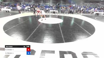 148 lbs Consi Of 8 #1 - Raegan Snider, PA vs Arieana Bacon, GA