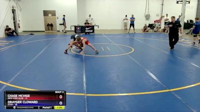 106 lbs Quarterfinals (8 Team) - Chase McVige, New York Blue vs Drayger Cloward, Utah