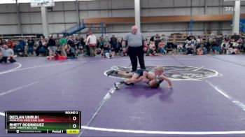 53 lbs Round 2 - Rhett Rodriguez, Hawk Wrestling Club vs Declan Unruh, Middleton Wrestling Club