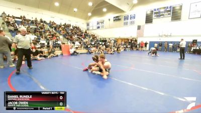 150 lbs Champ. Round 3 - Jacob Owen, Servite High School vs Daniel Rundle, Ventura Highschool