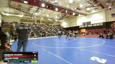 135 lbs 3rd Place Match - Madeline Atchison, Adelanto vs Miranda Muro, Pacifica