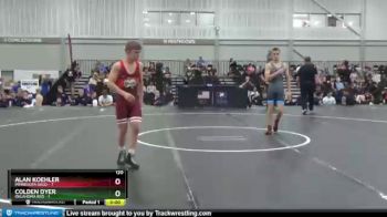 120 lbs Round 3 (8 Team) - Alan Koehler, Minnesota Gold vs Colden Dyer, Oklahoma Red