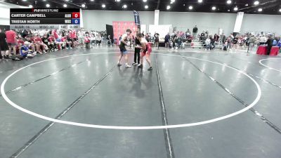 157 lbs Carter Campbell, Team Alabama vs Tristan North, Wisconsin