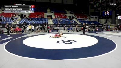 113 lbs Cons. Rd Of 16 - Analu Woode, HI vs Carew Christensen, IA