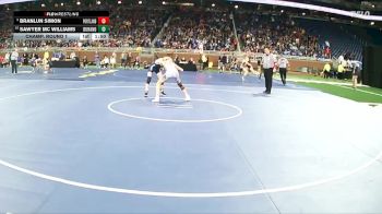 D3-106 lbs Champ. Round 1 - Branlun Simon, Portland vs Sawyer Mc Williams, Durand