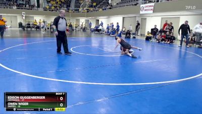 88 lbs Semis & 1st Wrestleback (8 Team) - Owen Wiger, Sartell vs Edison Guggenberger, Centennial