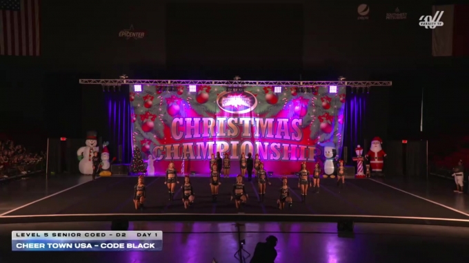 Cheer Town USA - Code Black [2025 L5 Senior Coed - D2 Day 1] 2025 Cheer ...
