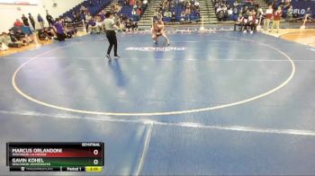 184 lbs Semifinal - Marcus Orlandoni, Wisconsin-La Crosse vs Gavin Kohel, Wisconsin-Whitewater