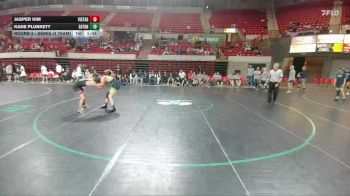 144 lbs Round 3 - Semis (4 Team) - Kade Plunkett, Northwest Eaton vs Jasper Kim, Cedar Park Vista Ridge