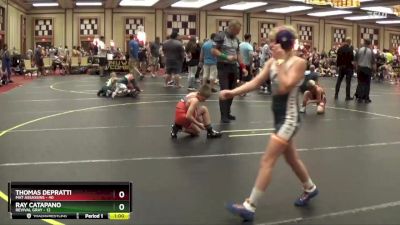 82 lbs Semis & 1st Wrestleback (8 Team) - Thomas Depratti, Mat Assassins vs Ray Catapano, Revival Gray