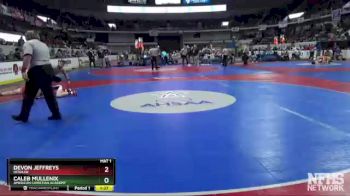 1A-4A 160 Quarterfinal - Devon Jeffreys, Deshler vs Caleb Mullenix, American Christian Academy