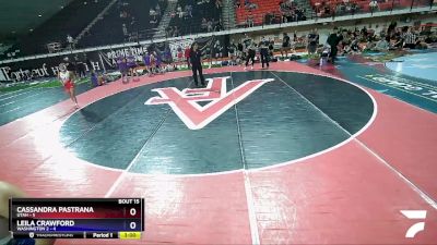 120 lbs Round 2 (16 Team) - Sarai O`Day, Utah vs Kamiah Gaerlan, Washington 2