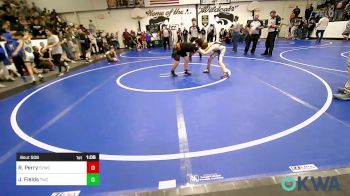 100 lbs Quarterfinal - Remington Perry, Springdale Youth Wrestling Club vs John Lee Fields, Tahlequah Wrestling Club