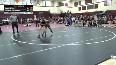 JV-20 lbs Cons. Semi - Kaydence Robbins, Cedar Rapids Kennedy vs Camie Opiol, Solon