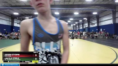 125 lbs Quarterfinal - Jayden Styopin, Kuna Klub vs Lincoln Steele, All In Wrestling Academy