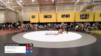 90 lbs Semifinal - Jack Stonebraker, The Hunt Wrestling Club vs Brady Genard, Mat Assassins Black